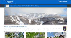 Desktop Screenshot of cheztremblant.com